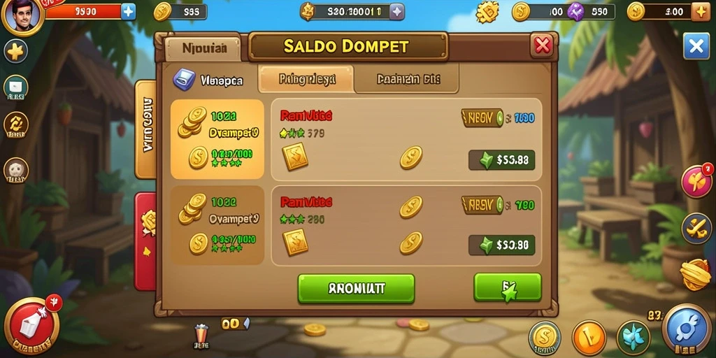 Screenshot menunjukkan tampilan awal BOLA07 yang menarik.