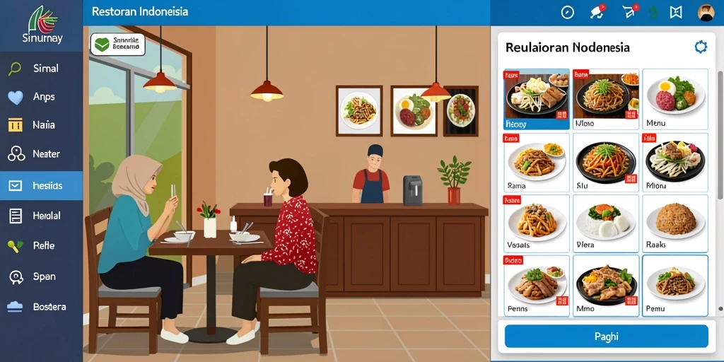 Tampilan antarmuka yang intuitif dan menarik.