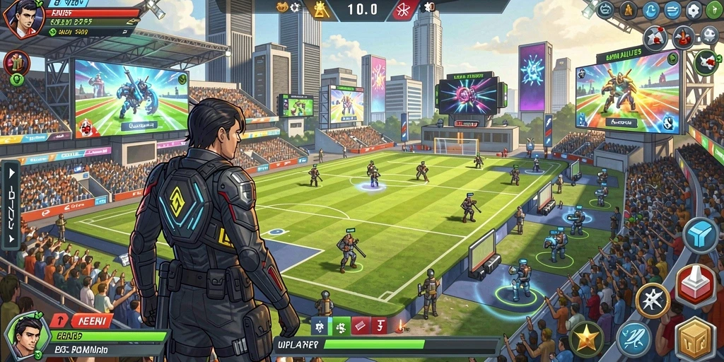 Tampilan awal game LEDAKGG yang menarik.