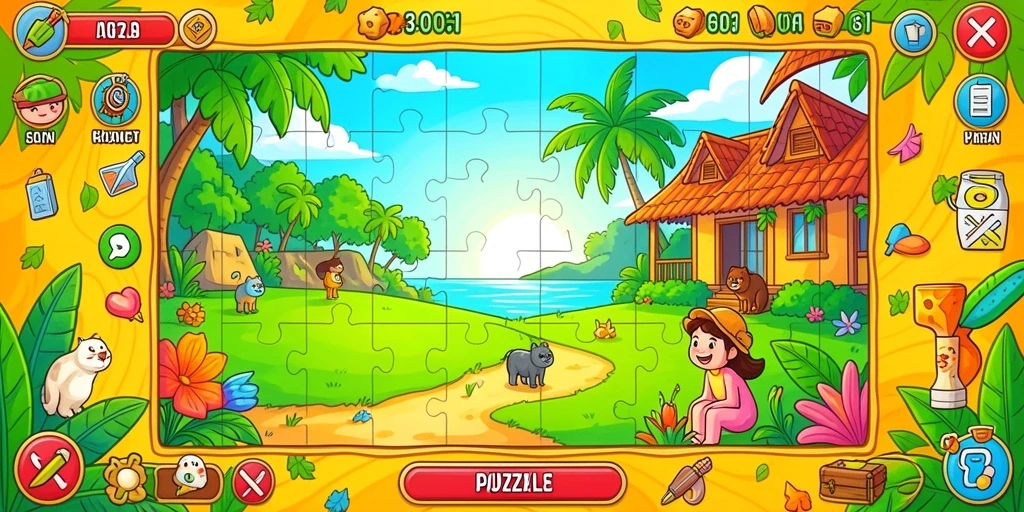 Screenshot menampilkan antarmuka permainan yang menarik.