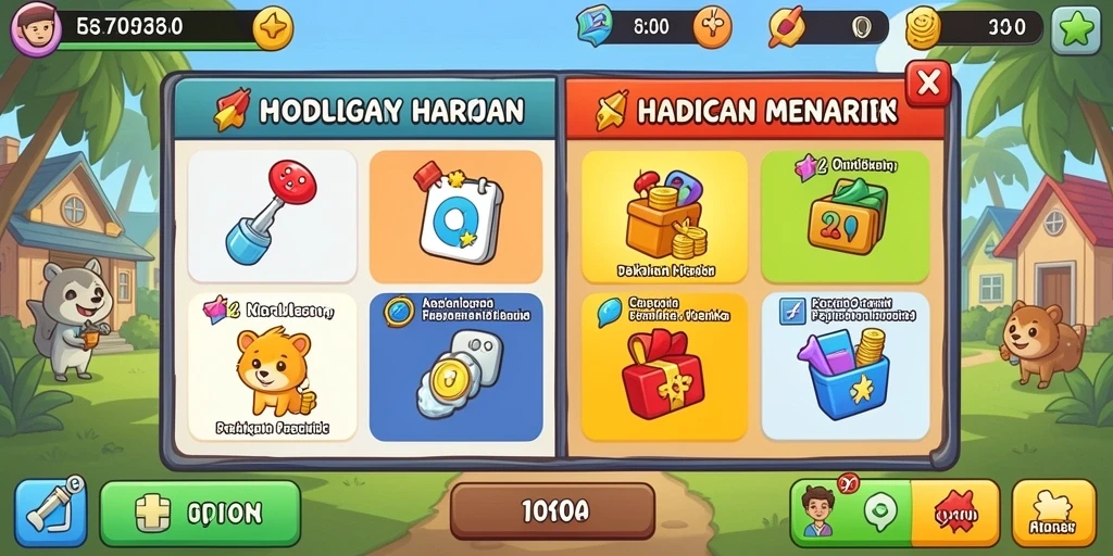 Tampilan antarmuka yang intuitif dan menarik.