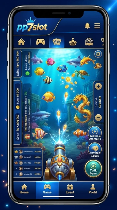 Cuplikan layar menu unduhan pp7slot untuk perangkat Android